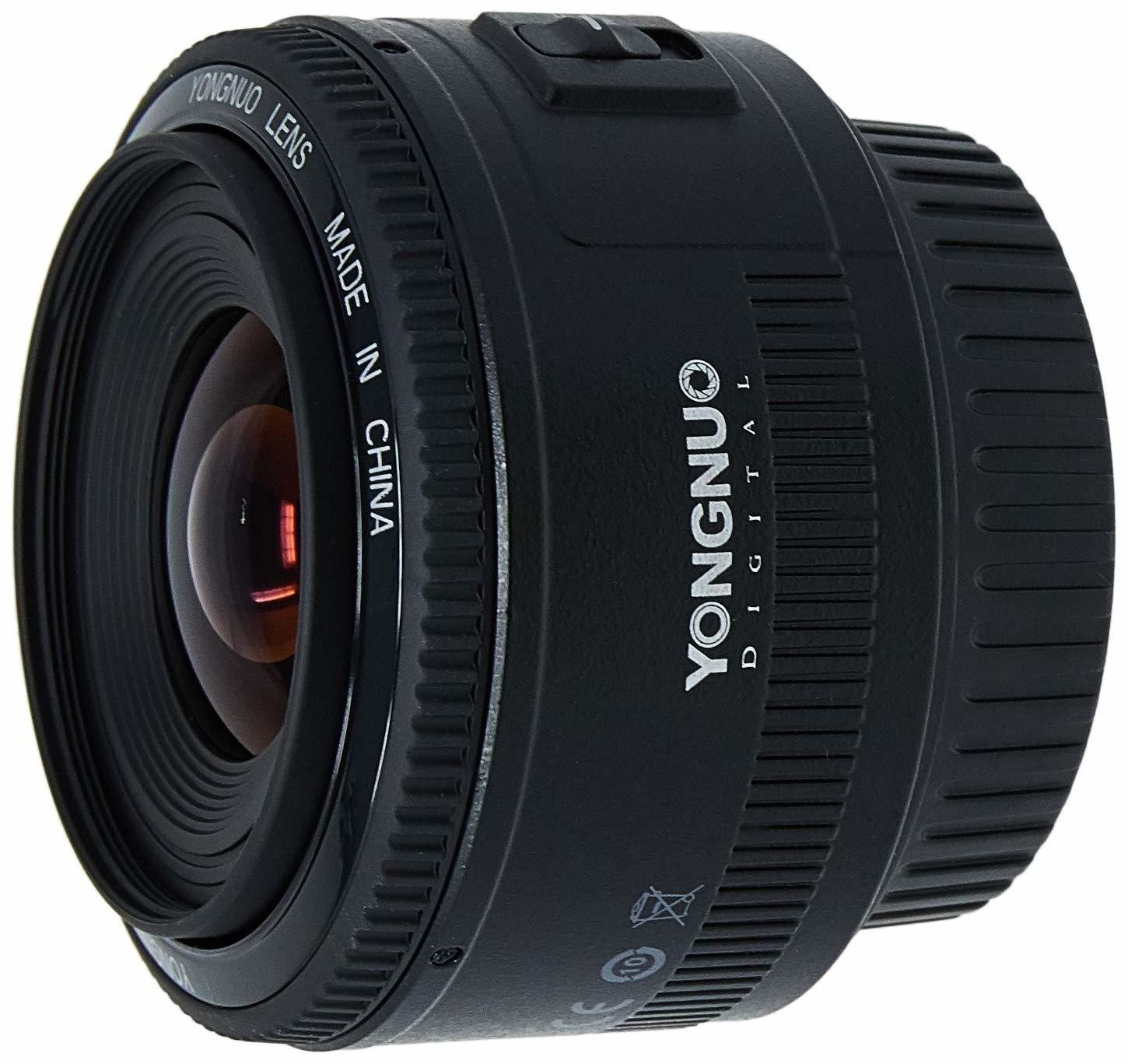 YONGNUO Lente de cámara YN35mm F2 lente 1:2 AF / MF ángulo fijo /lente principal de enfoque automático para Canon EF cámara de montaje EOS. Nuevo