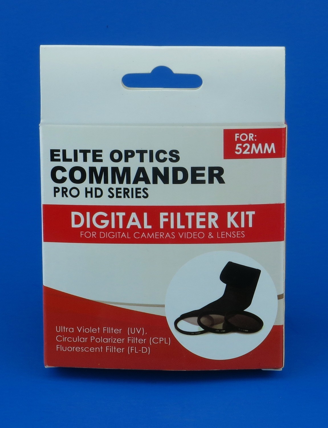 Elite Commander 52 mm kit de filtros ( UV, CPL, FLD )