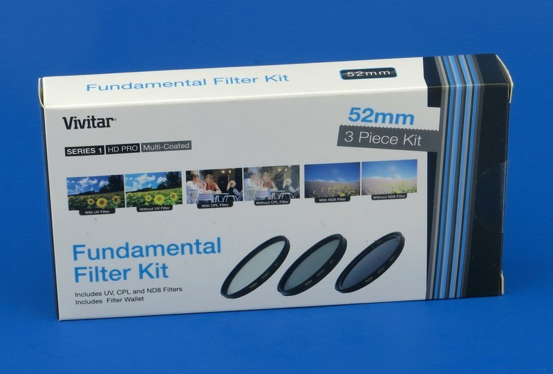 Vivitar series 1 HD Pro set de filtros ( UV,CPL,ND8) Multi coated 52mm