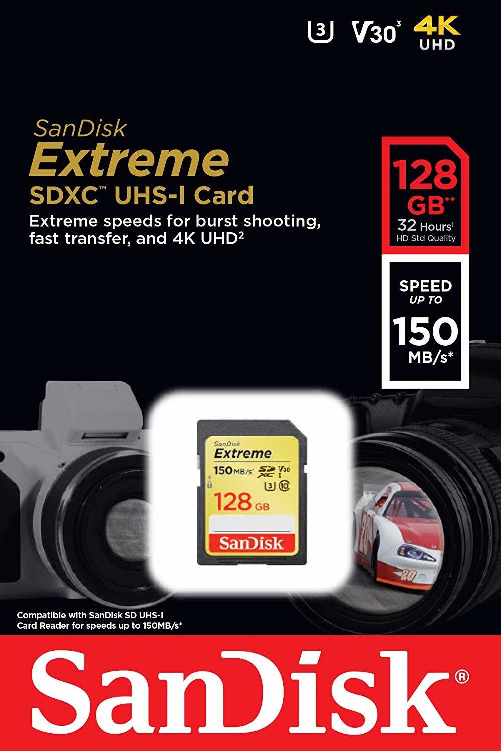 SanDisk Extreme 128Gb Uhs-I Card