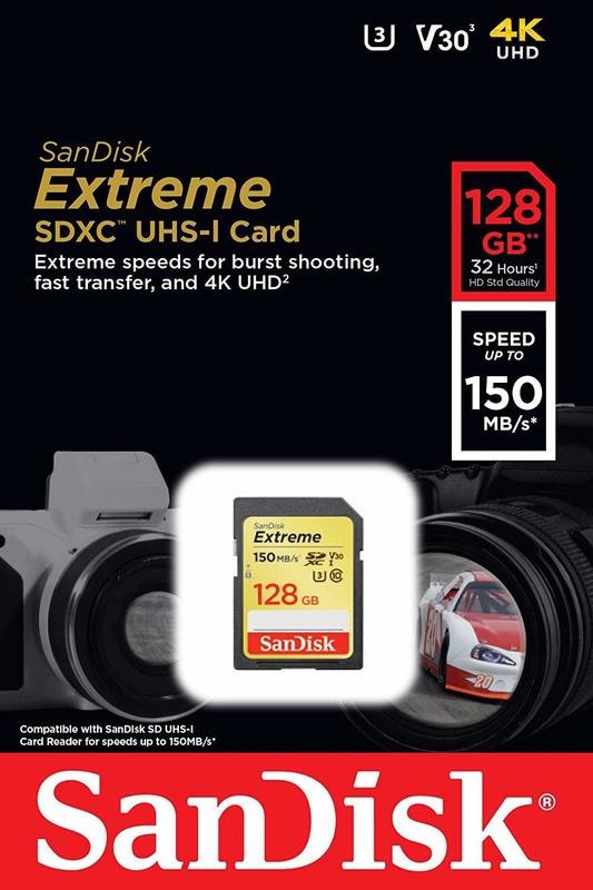 SanDisk Extreme 128Gb Uhs-I Card