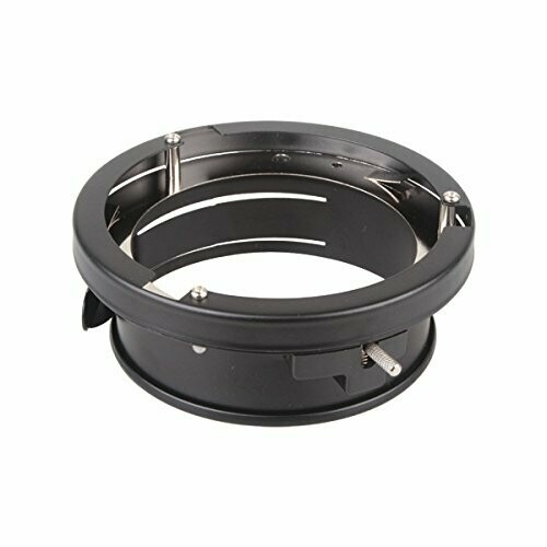 Godox Soporte universal adaptador de monturas Bowens speedring a Flash de estudio Strobe