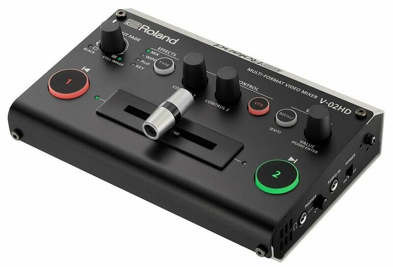 Roland V-02HD - Mezclador de vídeo multiformato HD