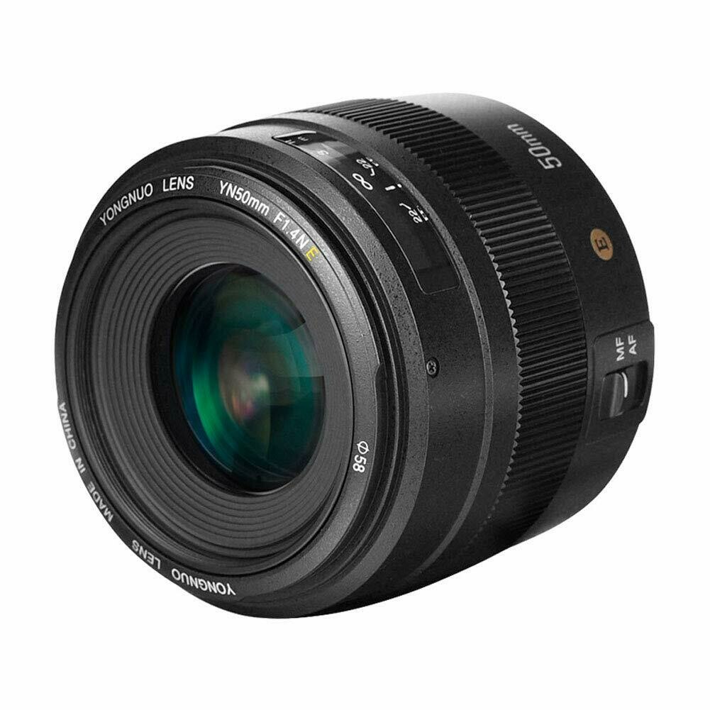 50mm F1.4N E Standard Prime Lens, F1.4 Large Aperture Live View Focusing Auto/Manual Focus AF/MF for Nikon D5/D4/D810/D800/D750 Series D850 D700 D600 D7000 D7100 D7200 D7500 D5600 Cameras