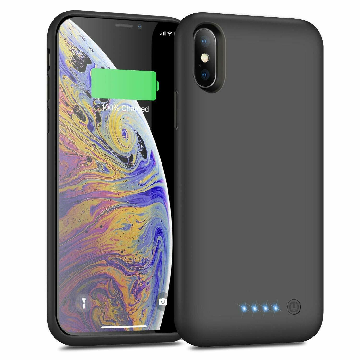 Funda con batería para iPhone X/XS (6500 mAh)