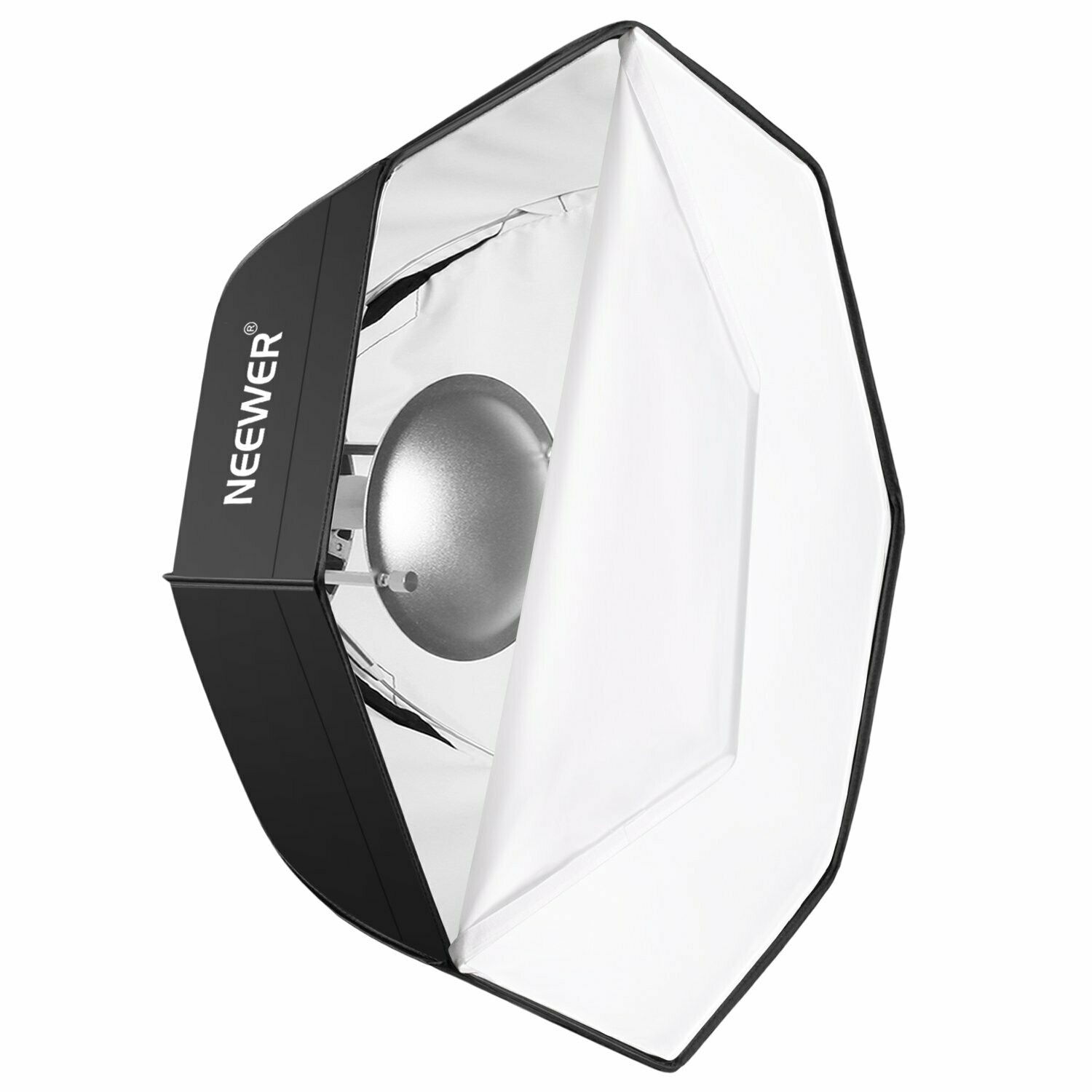 Neewer Photo Studio 24 inches/60 centimeters Beauty Dish and Octagonal Softbox Combination with Bowens Speedring for Bowens,Perfect for Portrait,Product Photography and Video Shooting