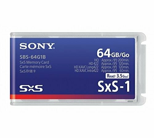 Sony sxs-1 G1B Series 64 GB tarjeta de memoria, hasta 3,5 Gbps velocidad de lectura, hasta 2,8 Gbps velocidad de escritura