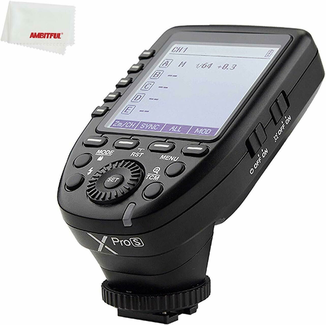 Godox Xpro-C TTL - Disparador de flash inalámbrico para Canon 1/8000s HSS TTL-Convert-Manual