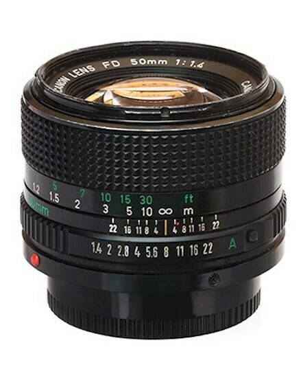 Canon FD 50mm f/1.4 manual, usado en super estado.