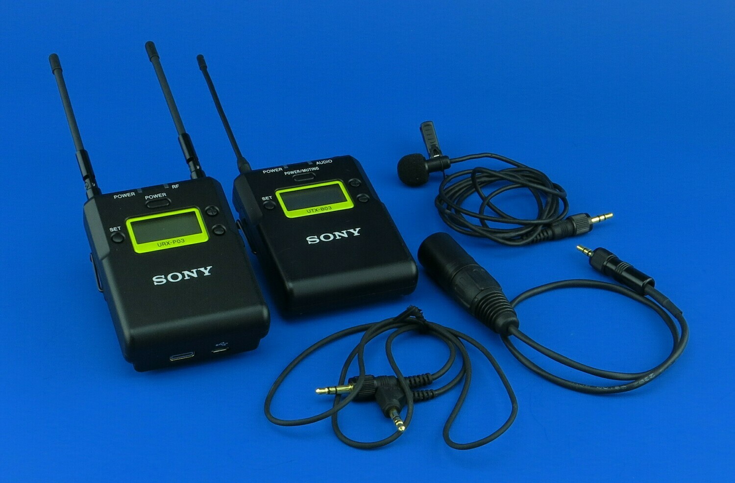 Sony UWP-D11 - Micrófono inalámbrico digital integrado (incluye transmisor UTX-B03 Bodypack, receptor URX-P03, canales UHF 25/36: 536 a 608 MHz), usado prácticamente nuevo