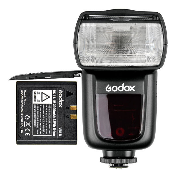 Godox V860II-N I-TTL GN60 2.4G - Linterna de sincronización de alta velocidad 1/8000s para cámaras Nikon