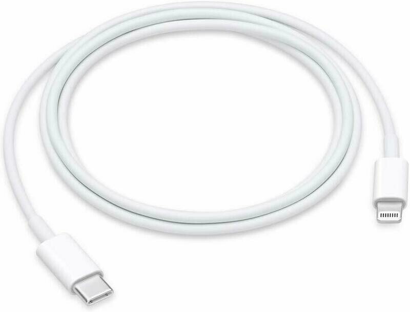 Cable Lightning a USB-C de Apple., 1m, Blanco
