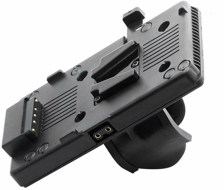 Fotga V-Mount Battery Power Plate Adapter with D-Tap Output &amp; Clamp for Sony Canon Nikon Panasonic DSLR Video Camera A7 II III Gh4/5/5S Fotga A50 Monitor etc,Camera Monitor,LED Light