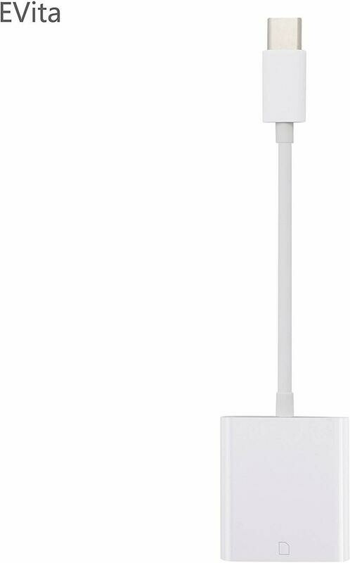 EVita USB-C Type-C to SD Card Camera Reader Adapter for Apple MacBook Pro, Samsung Galaxy etc.