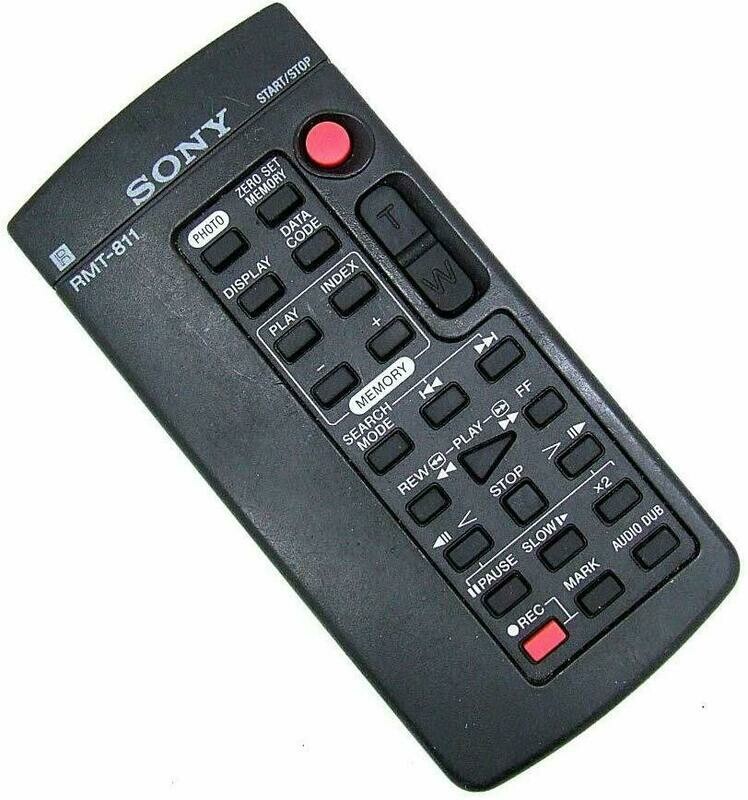 Sony rmt-811 Remote Commander inalámbrico mando a distancia para videocámaras Sony, usado