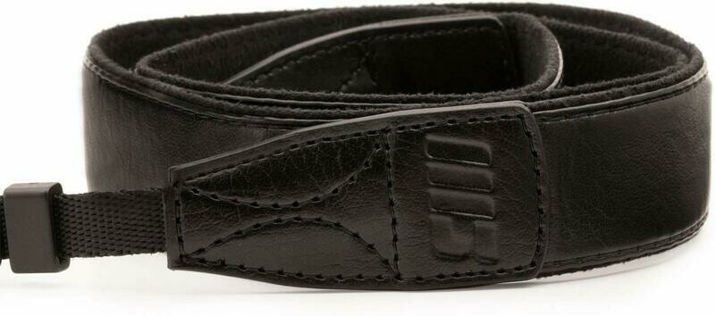 MegaGear SLR, DSLR Leather Shoulder or Neck Strap, Negro o Cafe