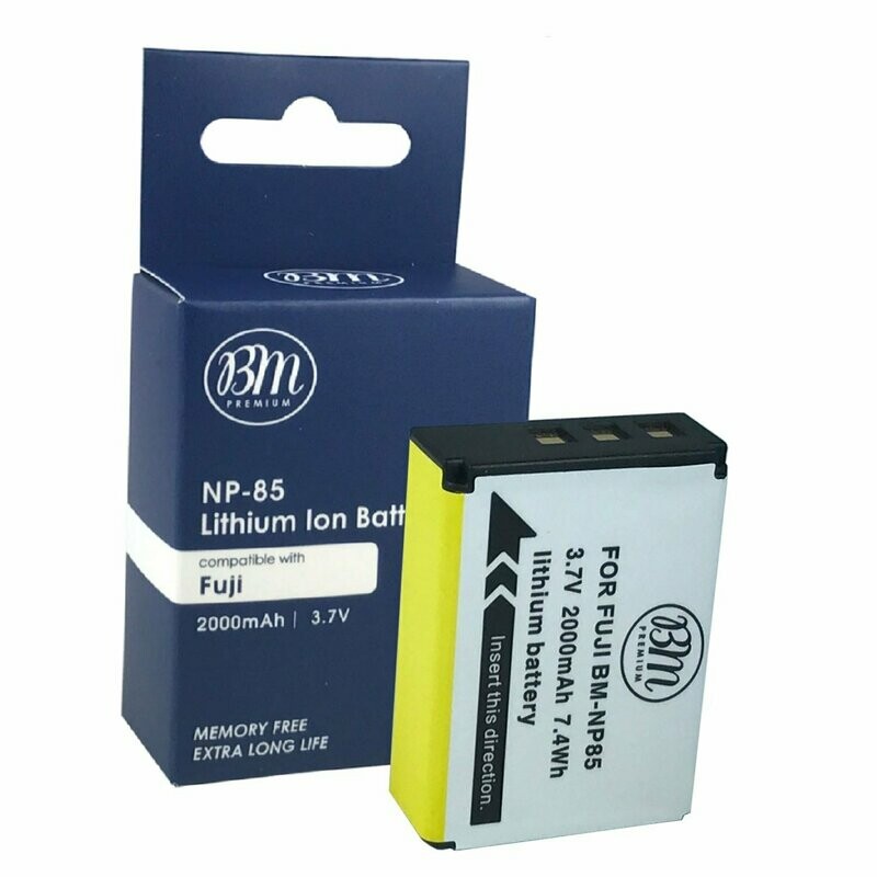 BM Premium NP-85 Battery for Fujifilm FinePix S1, SL240, SL260, SL280, SL300, SL305, SL1000 Digital Camera Battery