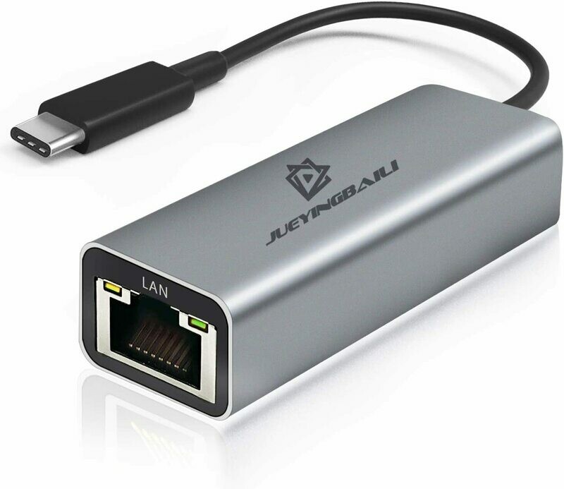 USB C To Ethernet Adapter - Ethernet To USB C/Thunderbolt 3 To RJ45 Wired Network Convert Adapter Plug &amp; Play USB Type C Ethernet Cable
