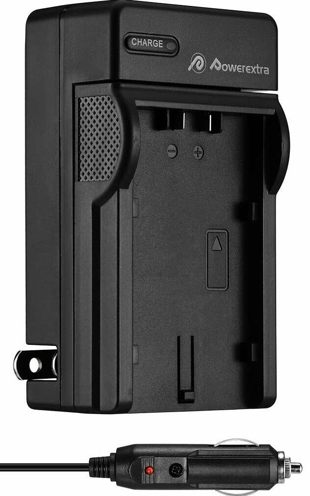Powerextra, cargador para baterias Panasonic VW-VBG6 VW-VBG6 K, vw-vbg6e, vw-vbg6pp (Generico)