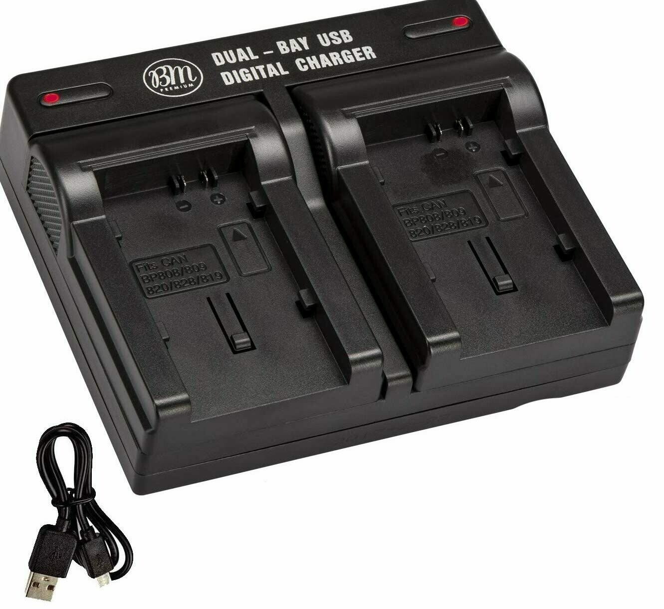 Cargador Doble para baterías Canon BP-820, Genérico