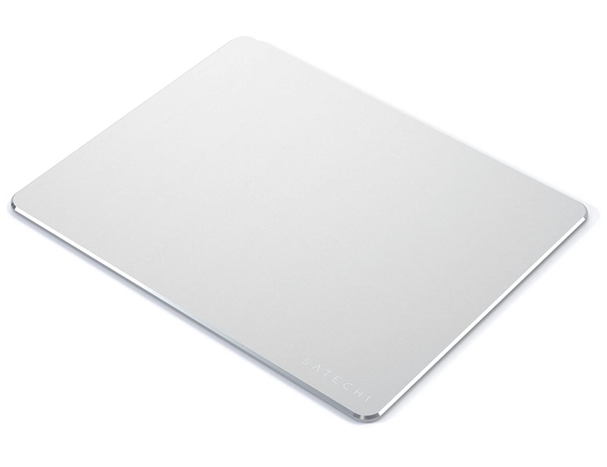 Satechi Aluminum Mouse Pad with Non-Slip Rubber Base for Computers, Laptops and Desktops
