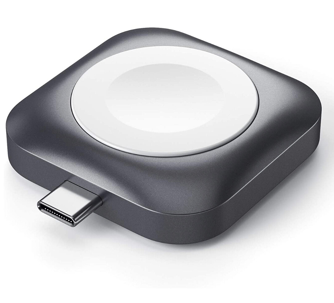 Satechi USB-C Magnetic Charging Dock Portable Watch Charger - Compatible with Apple Watch