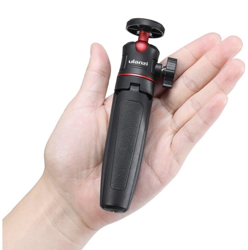 ULANZI MT-08 Extension Pole Tripod, Mini Selfie Stick Tripod Stand Handle Grip