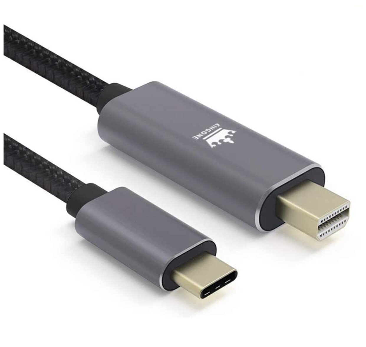 USB C to Mini DisplayPort, 4K@60HZ Braided 6ft Mini DisplayPort Cable