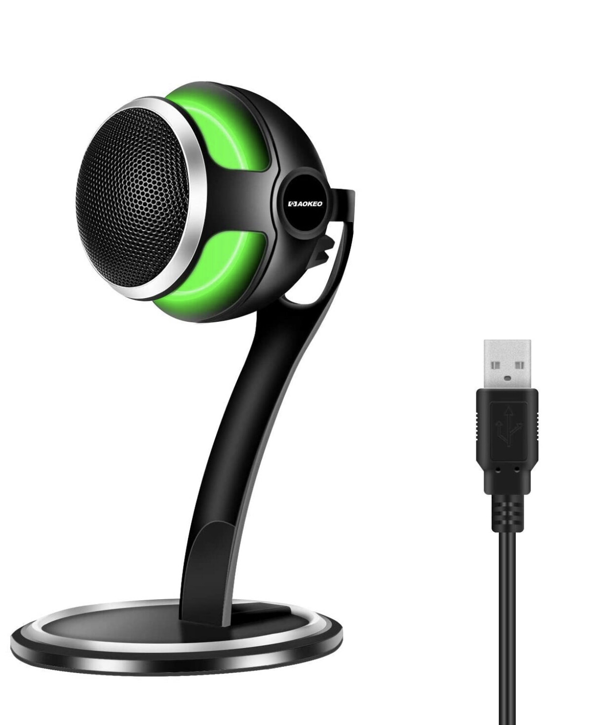 USB Computer Microphone,Aokeo Storm Professional Studio Condenser Microphone