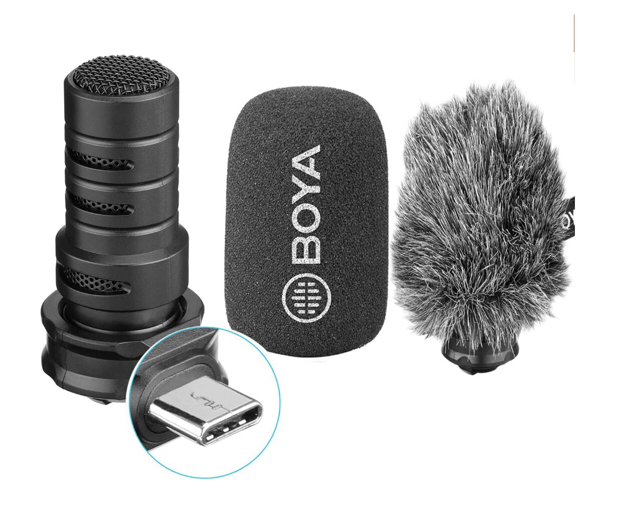 BOYA BY-DM100 usb-c professional stereo condenser microphone