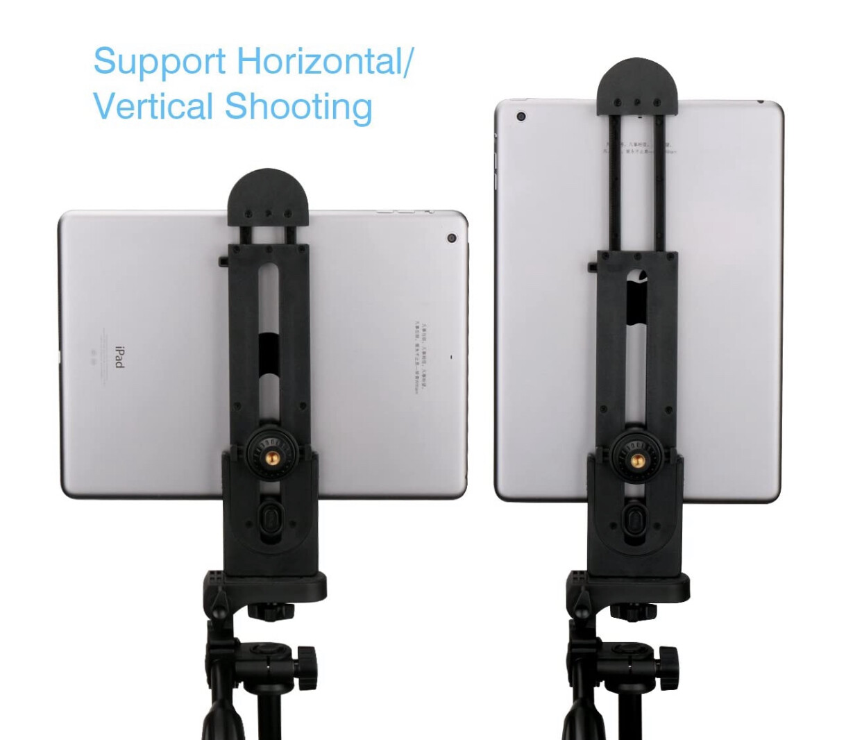 Ulanzi iPad Tablet Tripod Mount Adapter Flexible Adjustable Clamp Tablet Holder(3” to 11”)