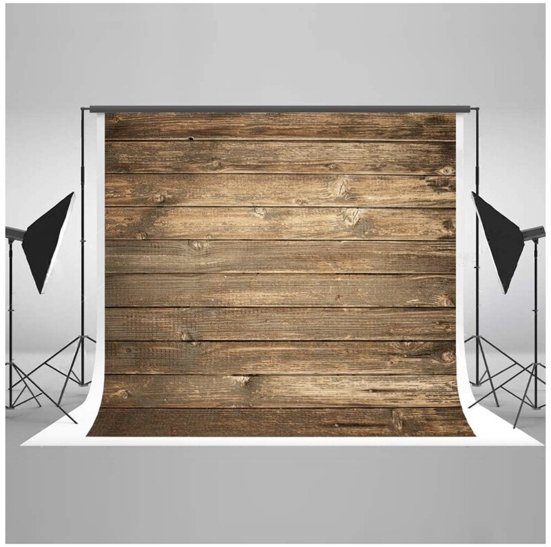 Kate 2.2m x 1.5m Dark Wood Backdrops Brown Wooden Photo Backdrops Background