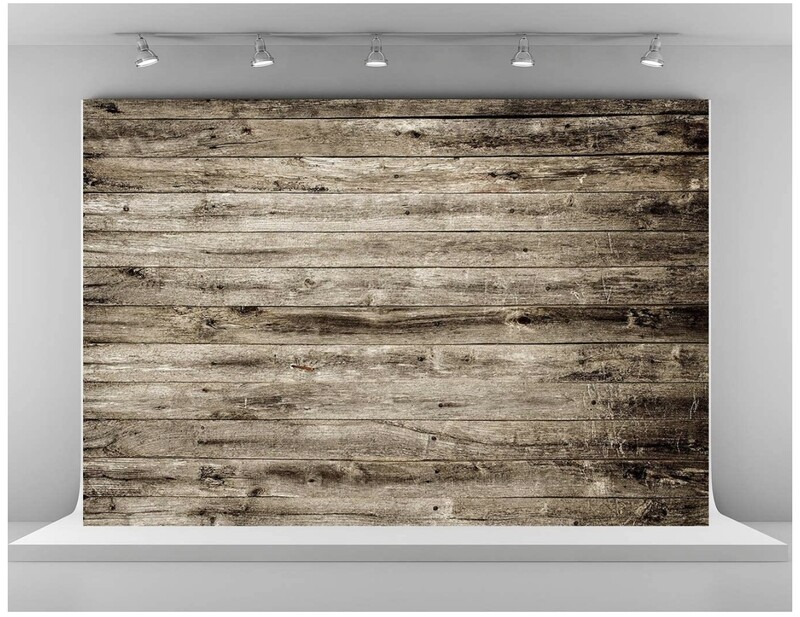 Kate 2.2m x 1.5m Microfiber Rustic Wood Texture Backdrops for Photoshoot Vintage Wooden Wall