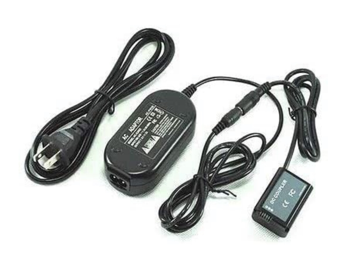 Ac Power Adapter Kit Equivalent To Sony AC-PW20, ACPW20, Output 7.6V - Input 110/240V