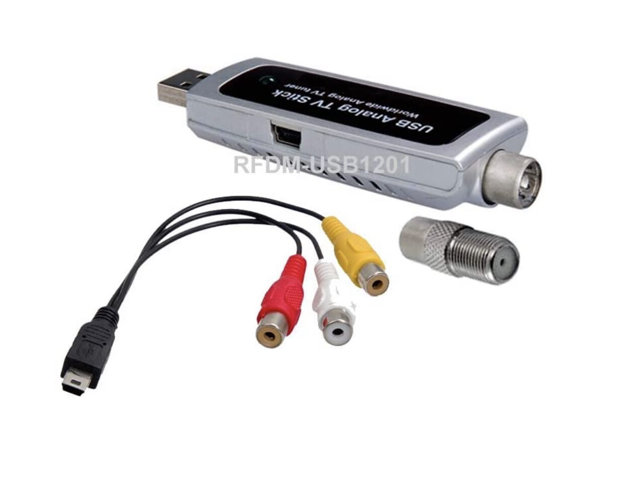 USB Analog TV Tuner with MPEG Video Capture DVR Recorder
