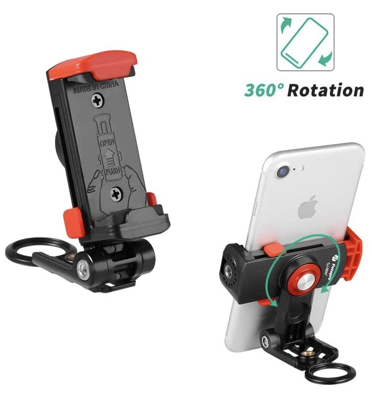 Fotopro Smartphone Tripod Holder Mount Adjustable Clamp with Quick Release