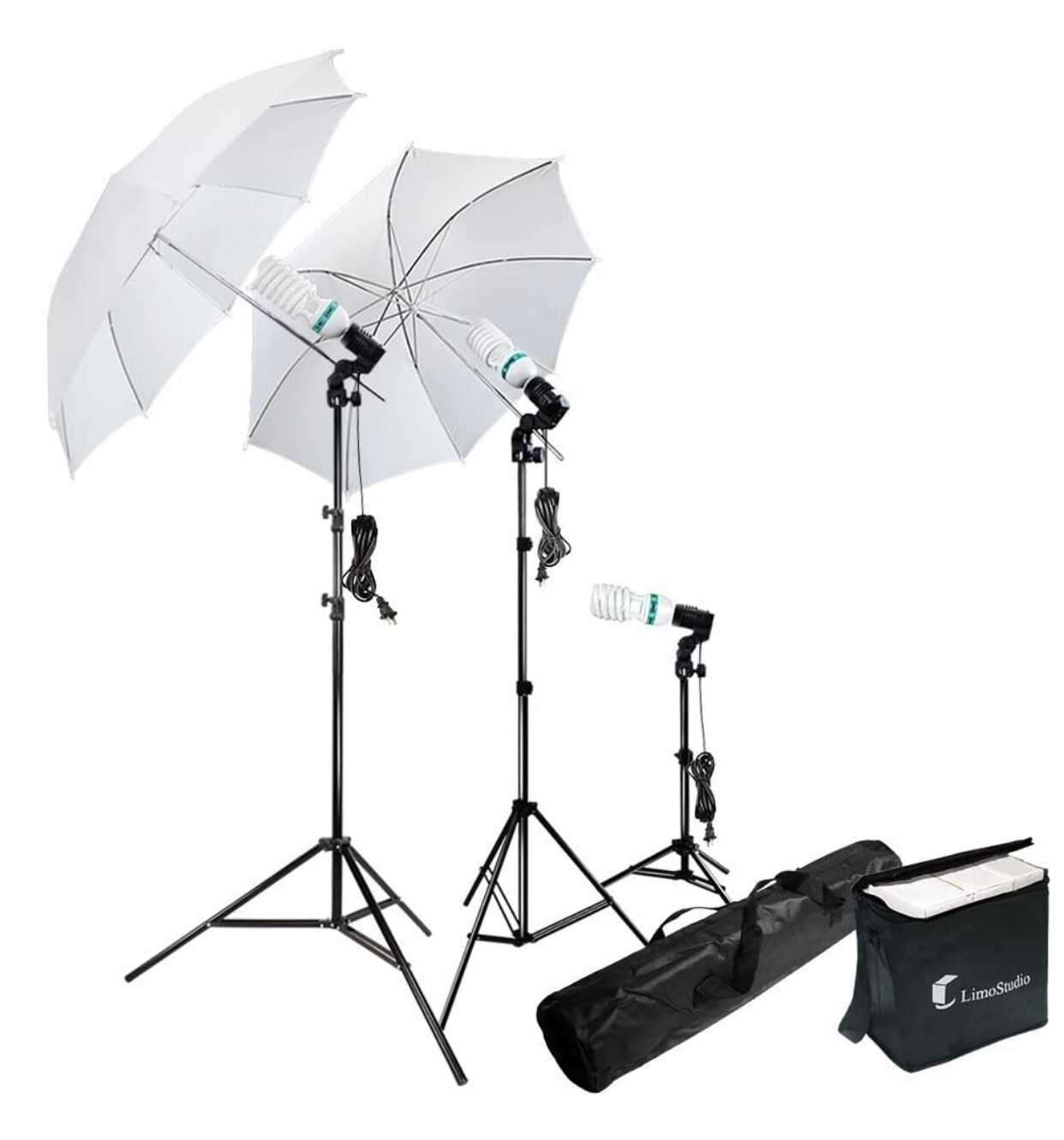LimoStudio Photography Photo Portrait Studio 660W Day Light Umbrella Continuous Lighting Kit