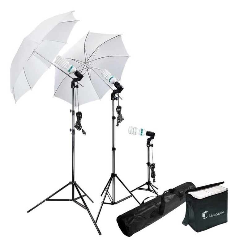 LimoStudio Photography Photo Portrait Studio 660W Day Light Umbrella Continuous Lighting Kit