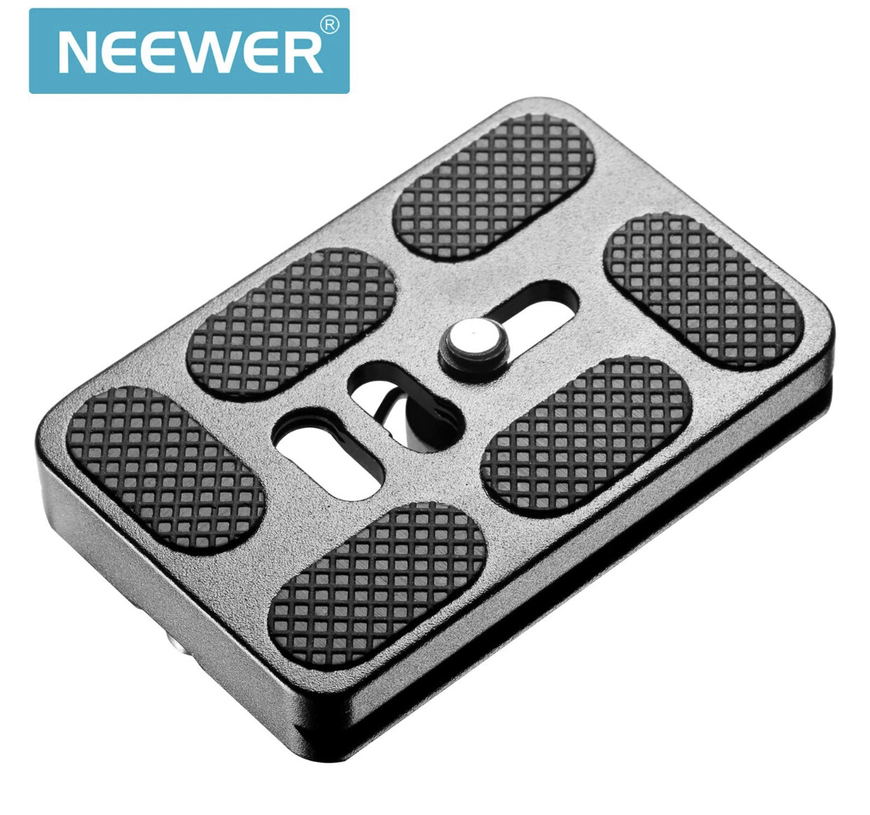 Neewer Metal PU-60 60 Millimeter Universal Quick Shoe Plate with 1/4 inch Screw