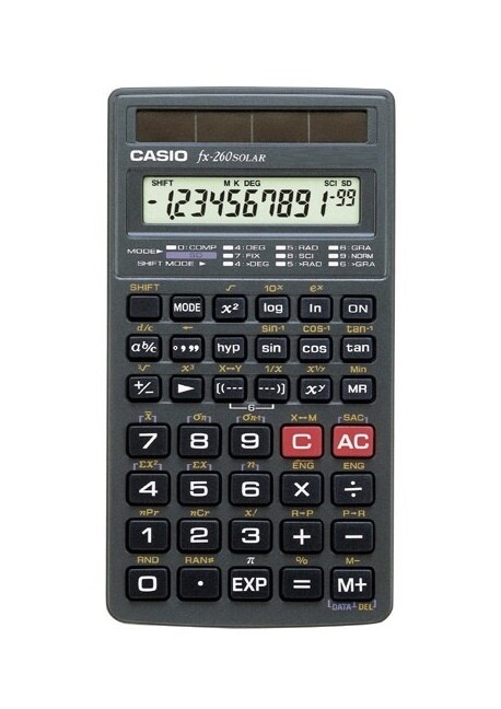 Calculadora Científica Casio fx-260 Solar