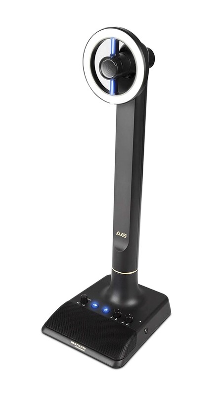 Marantz Professional AVS | USB-C Connectivity, Full HD Webcam, USB Condenser Microphone, Dimmable LED Light Ring and Internal USB Hub