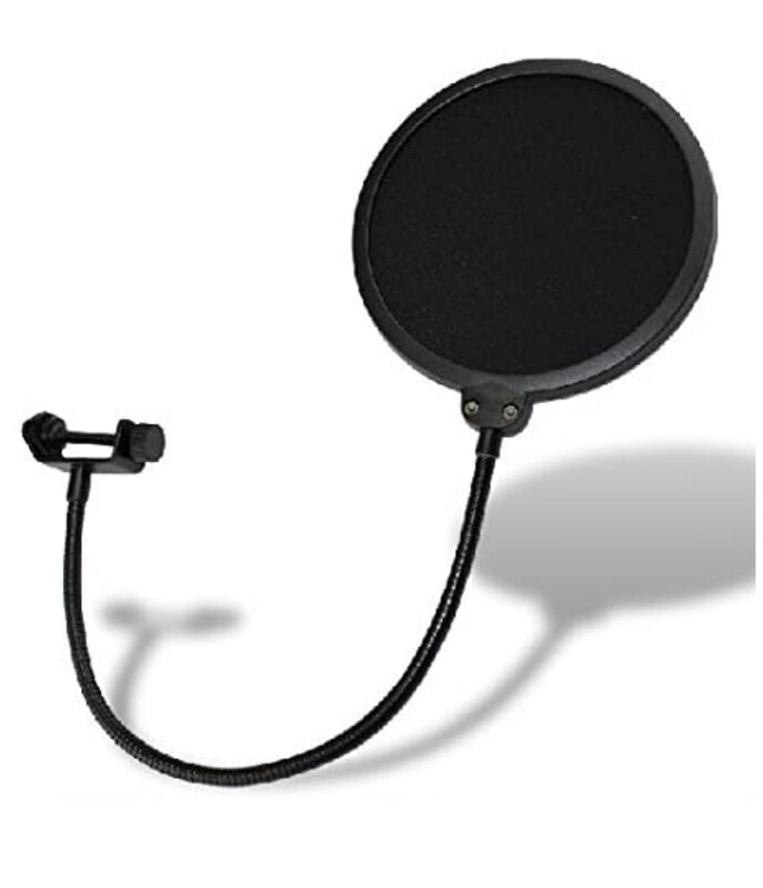 Weymic® 15cm Studio Wind Screen Pop Filter 360° Flexible Gooseneck Holder