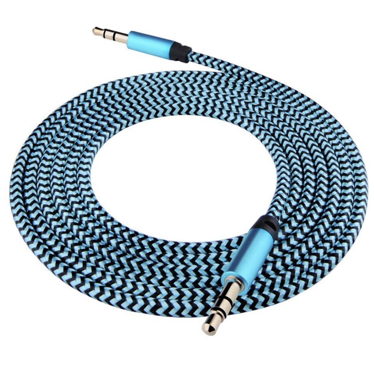 AUX Cord 3.5mm Auxiliary Audio Cable, Braided Stereo AUX disponible varios colores