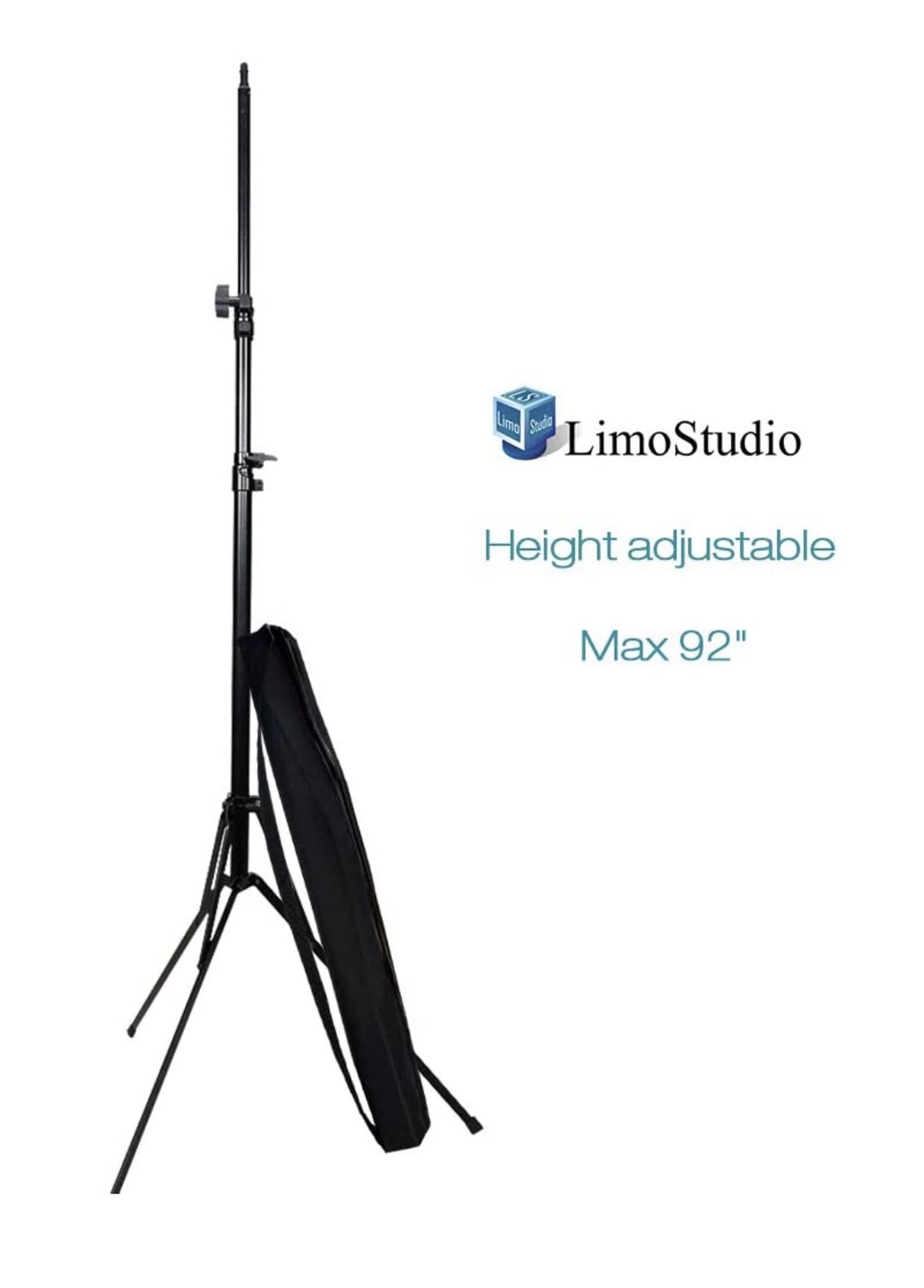 LimoStudio tripode de soporte de 92 pulgadas soportes de luz con bolsa de transporte