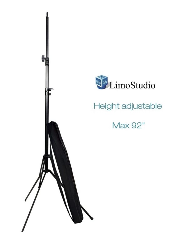 LimoStudio tripode de soporte de 92 pulgadas soportes de luz con bolsa de transporte