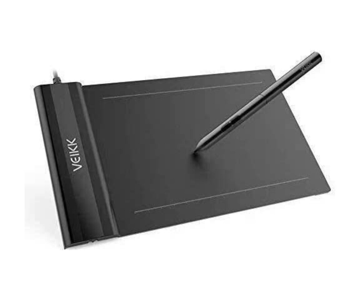VEIKK S640 V2 Graphics Drawing Tablet 6x4 inch Battery-Free Stylus for Android, Windows and Mac OS