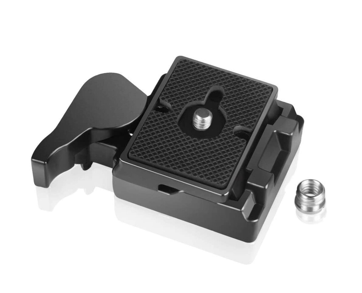323 RC2 Quick Release Plate Adapter with Rapid Connect Clamp and 1/4&#39;&#39; to 3/8&#39;&#39; Screw