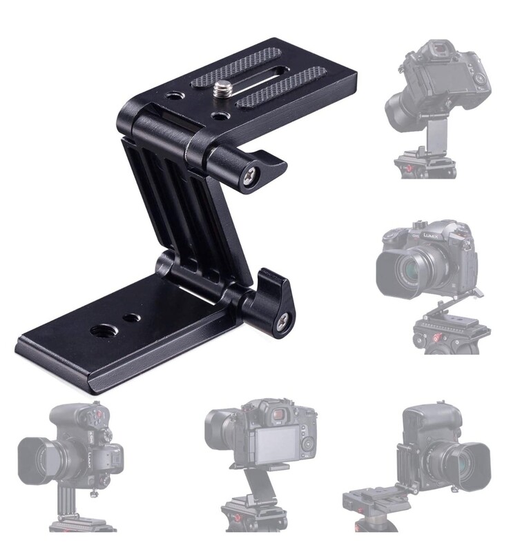 Universal Flex Tilt Head Z Mount Bracket Arca-Swiss Tripod Head Quick Release Plate Mounting