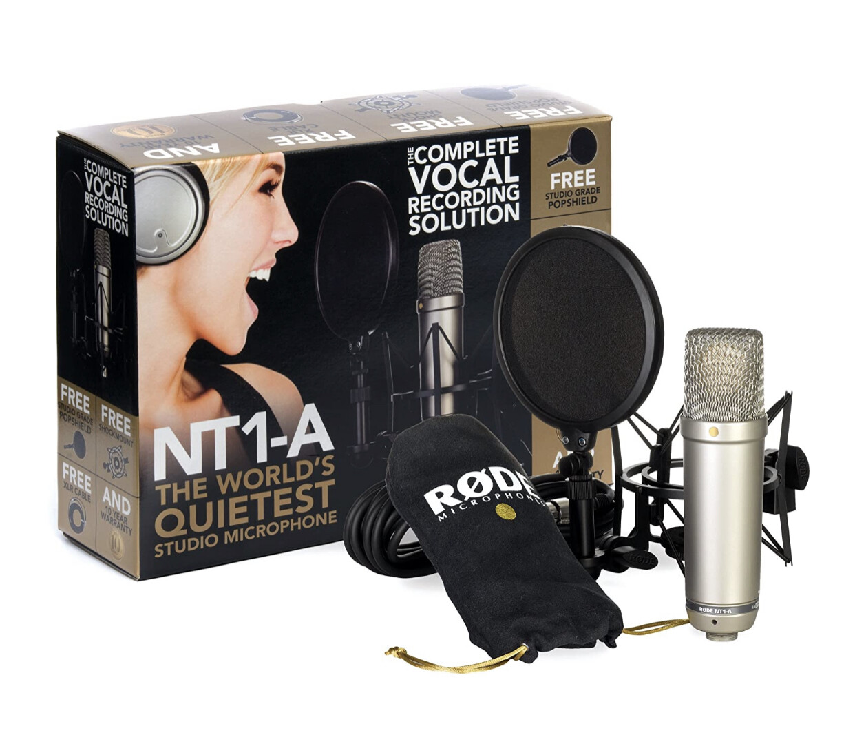 Rode NT1-A Anniversary Vocal Cardioid Condenser Microphone Kit