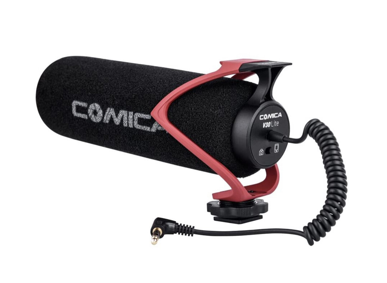 Comica CVM-V30 LITE Video Microphone Super-Cardioid Condenser Microphone 3.5mm
